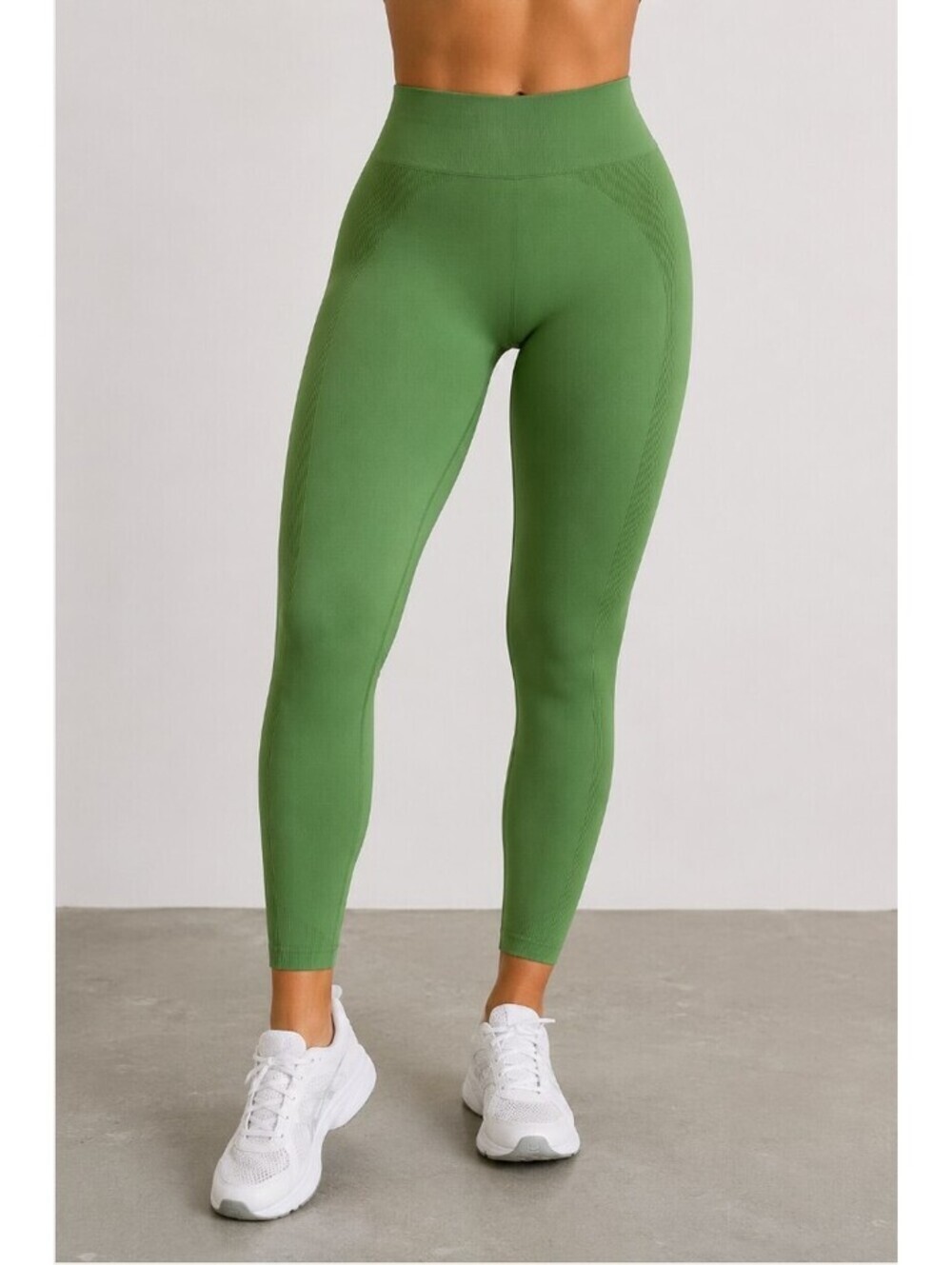 SET Active Sculptflex High-Waisted Seamless Leggings Grass Green Small